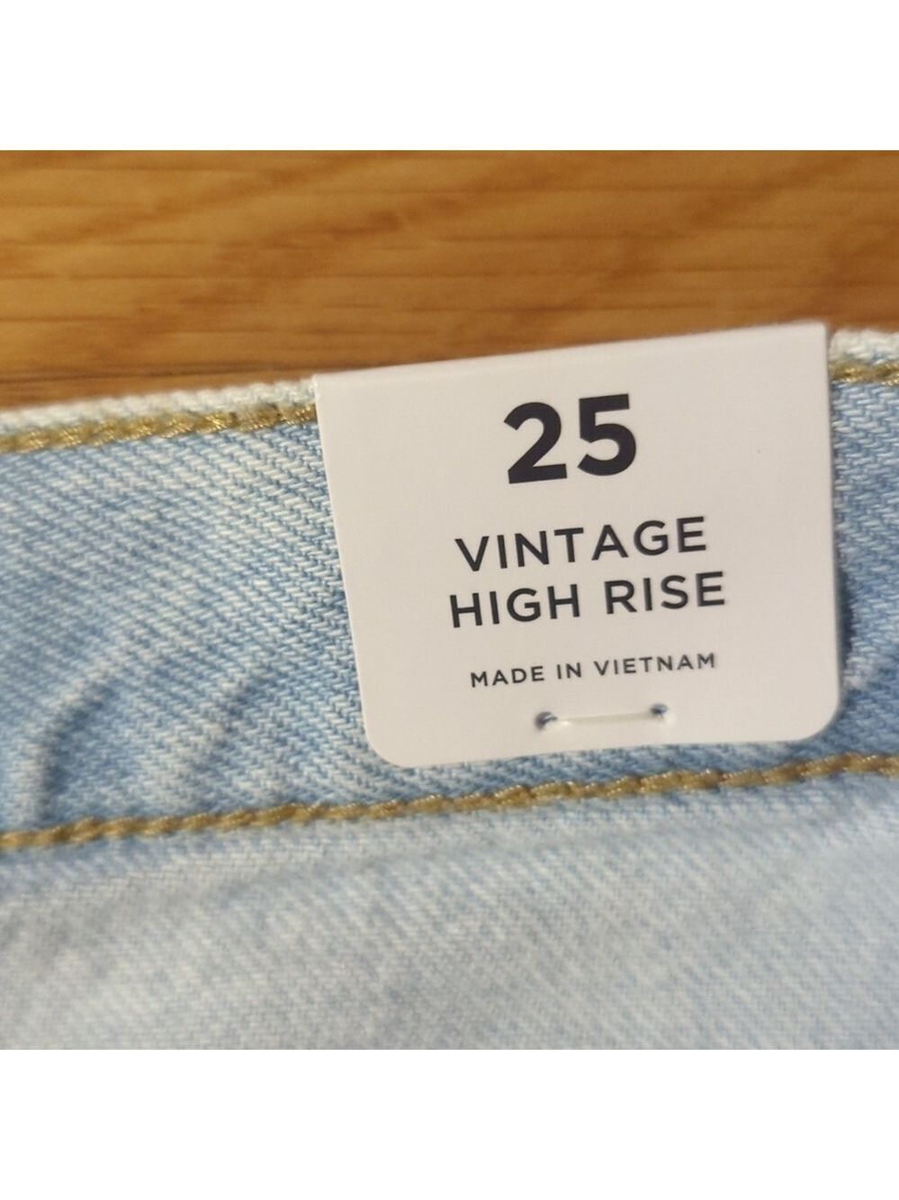 PacSun High Rise Jean Shorts Button Fly Size 25 - Picture 4 of 12